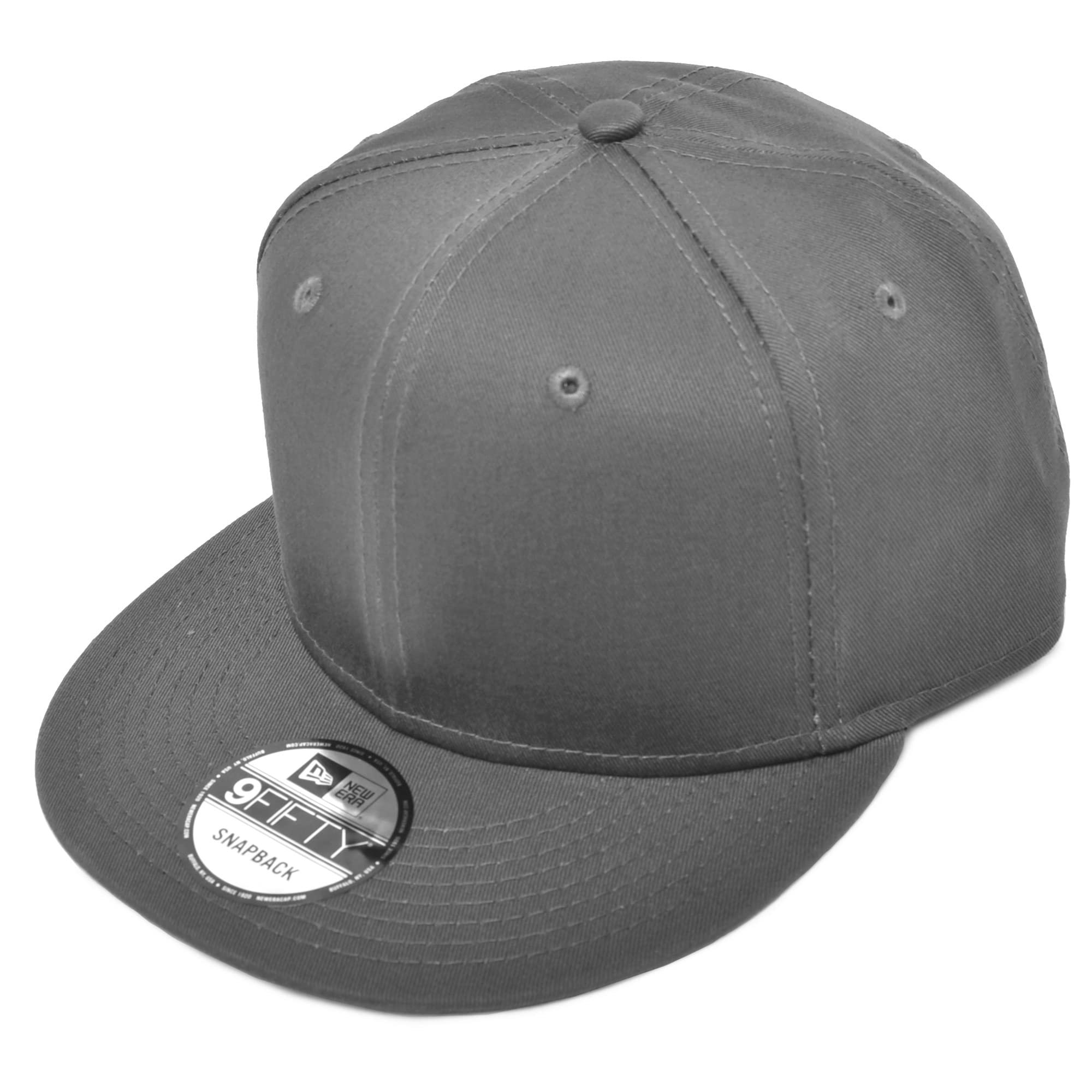 

New Era Flat Bill Snapback Cap NE400 Baseball and Size Cap, Men s Women s, 06.Charcoal [Used]