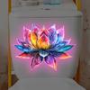 1Pc Toilet Sticker, Creative Self-Adhesive Wall Decal For Bathroom, Waterproof Luminous Decoration