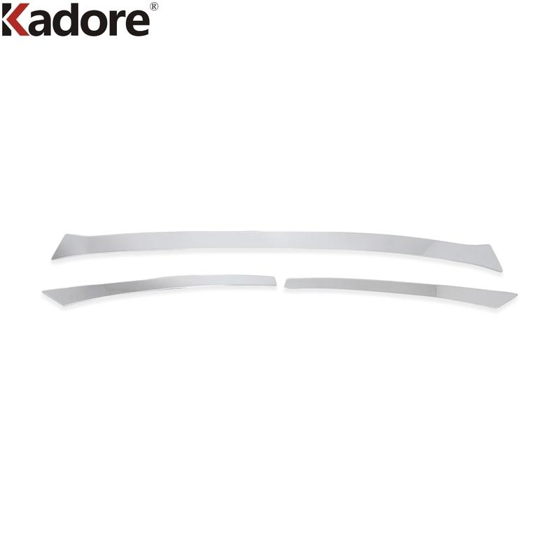Front Bottom Bumper Cover Trim For Volvo XC60 XC 60 2018   Stainless Steel Car Racing Grille Grills Strip Accessories