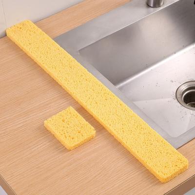 59cm Pâte de Bois Coton Éponge Tampon pour Évier de Cuisine Bande Longue Absorbante Découpable Lave-Vaisselle Comptoir Bouchon d'Eau Éponge Essuyage