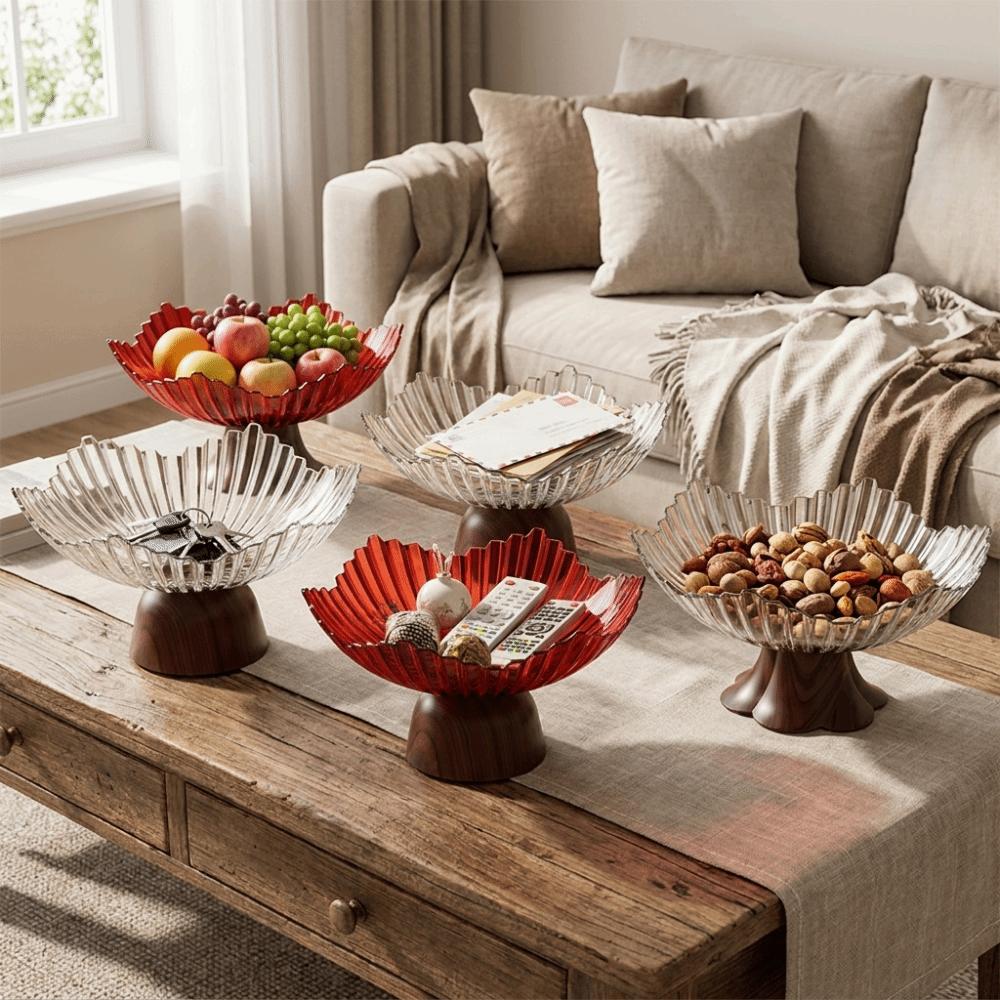 Modern Storage Tray Multi-functional Snack Storage Holder Stylish Fruit Tray  Party