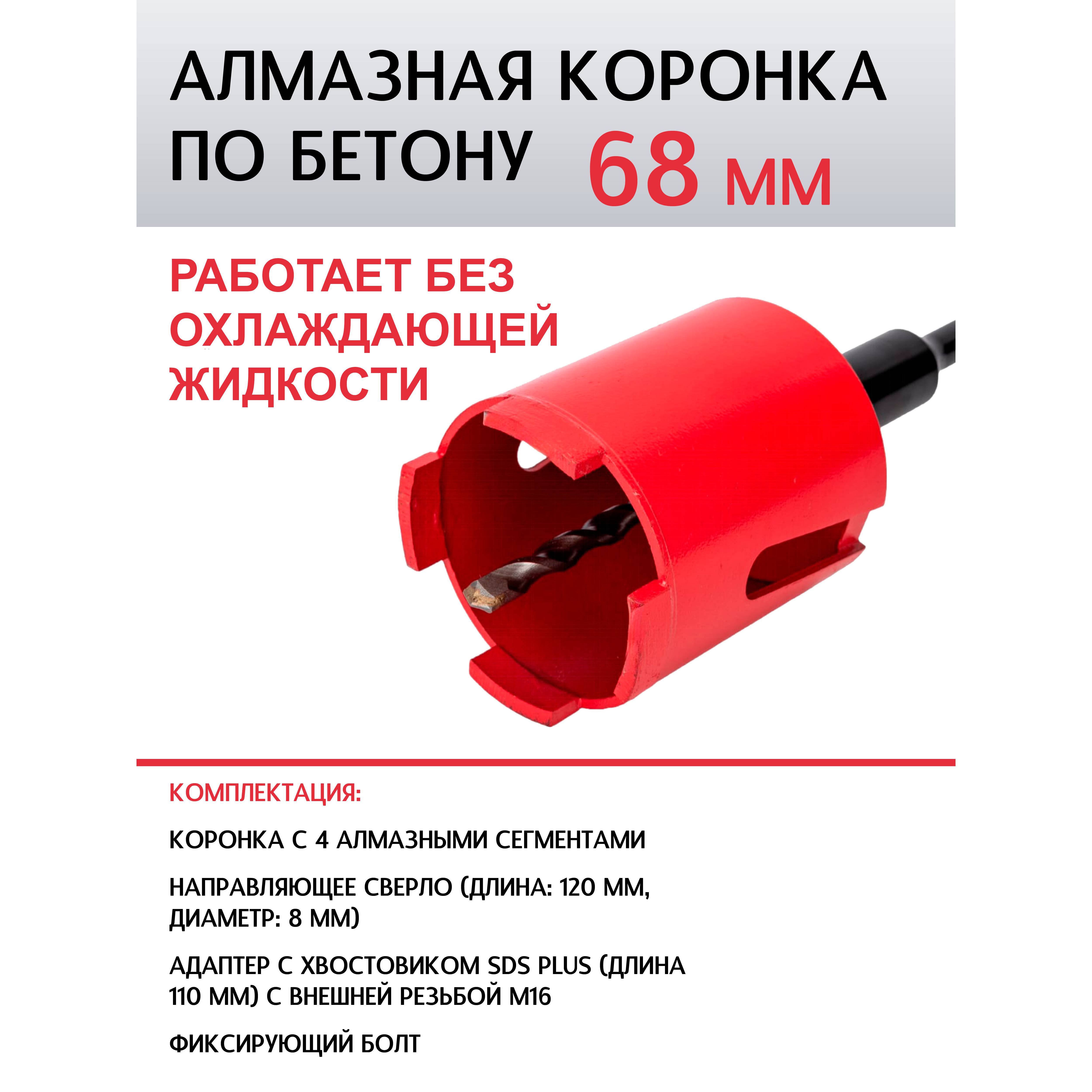 

Корона Sanitoo 3501 Diamond 68 мм в сборе