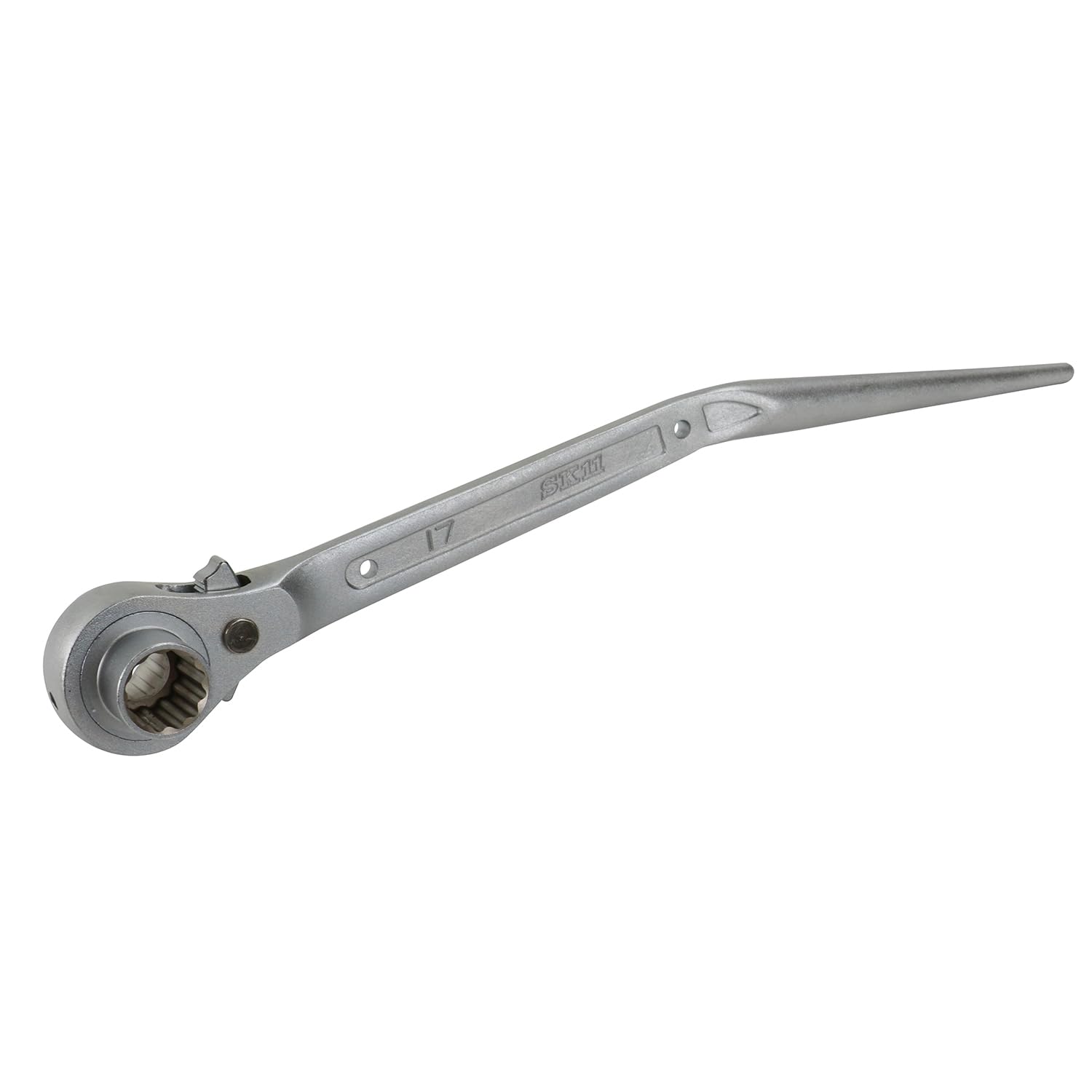 SK11 ratchet 72 with curved spud 17 x 19 (SK11) Double-ended wrench, teeth, end, mm, RS-1719GL
