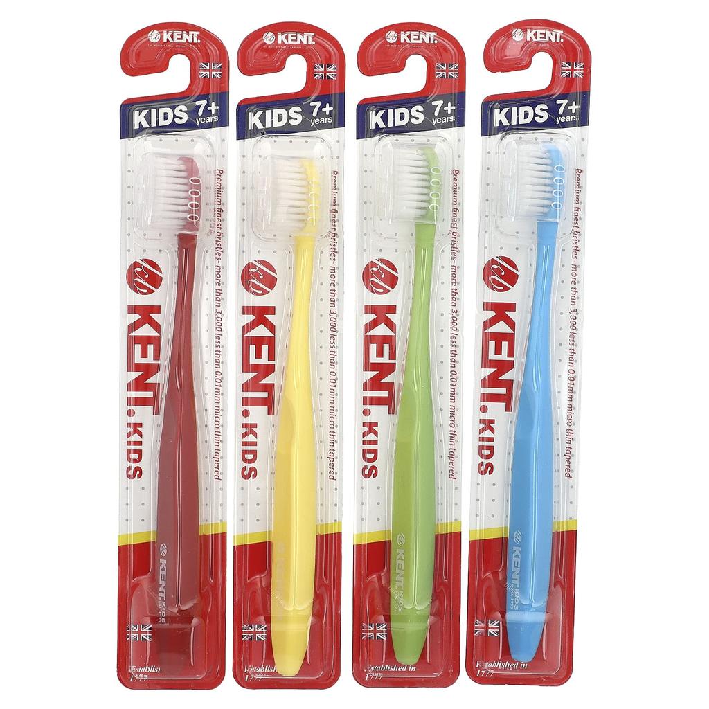 Premium Premium Toothbrush for Kids, Ages 7+, 4 Toothbrushes