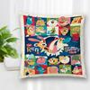 Hot Sale Custom Decorative Pillowcase Ren and Stimpy Cartoon Square Zippered Pillow Cover Best Nice Gift 40x40cm