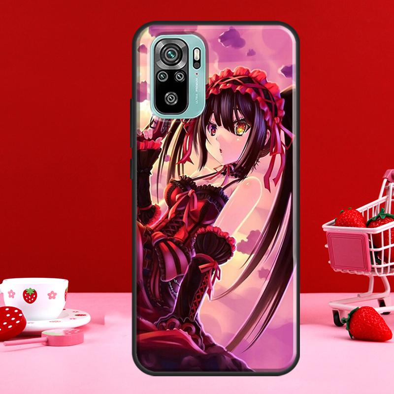 Date A Live Tokisaki Kurumi For Xiaomi Redmi Note 8 9 10 11 Pro Note 10S 9S 11S Case For Redmi 9 10 9T 9A 9C Coque