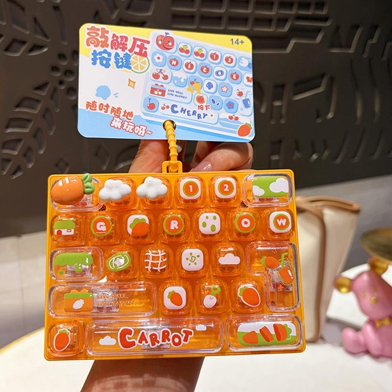 Cute Kawaii 3D Cartoon Keycaps With Cherry Peach Themes And Soft Touch Finish Perfect For Mechanical Keyboard Gaming Decoration