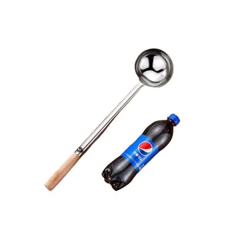 Chef s Heavy-Duty Wooden Handle Serving Spoon