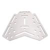 Motorcycle Rear Luggage Rack Stainless Steel Tail Storage Rack Top Box Holder Support Bracket Replacement for Zontes