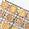 8PCS Flower Shape Cookie Molds Manual Press Cake Moulds Convenient Biscuit Dessert Making Tool for Baking Enthusiasts