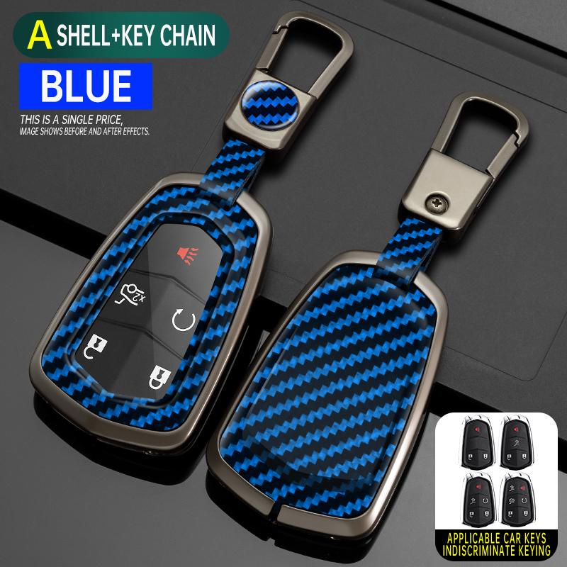 Styling Mouldings Alloy Car Remote Key Case Cover Protect Shell Bag For Cadillac ATS XTS XT5 XT4 CT6 XT6 CTS DTS ESV STS ELR Esc