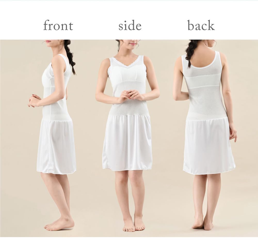 Glamor Comfortable Underwear Mesh Kimono Undergarment Kimono Dressing Kimono Bra with Sweat Absorbing Pads for Yukata and Kimono Size FT0224