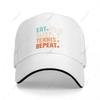 Multifunction Funny Eat Sleep Tennis Repeat Tennis Lover Sandwich Baseball Cap Unisex Sports Casual Caps Golf Hat Fishing Outdoors