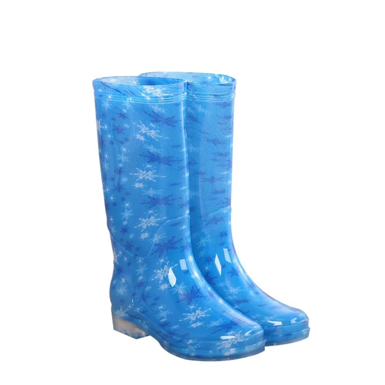 

Красочные резиновые сапоги Обувь Резиновые сапоги для женщин Чехлы для обуви Водонепроницаемые Очень Дешевые Резиновые сапоги для женщин H001 Веллингтон 41 синий