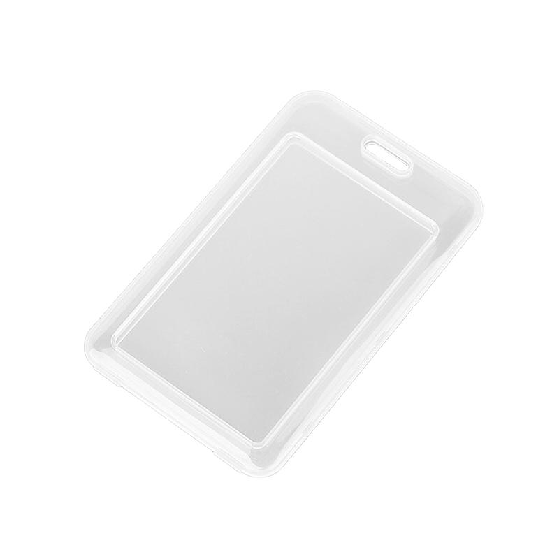 5/10Pcs Clear Card Holder Universal Transparent Waterproof Protective Case Unisex Work ID Card Cover