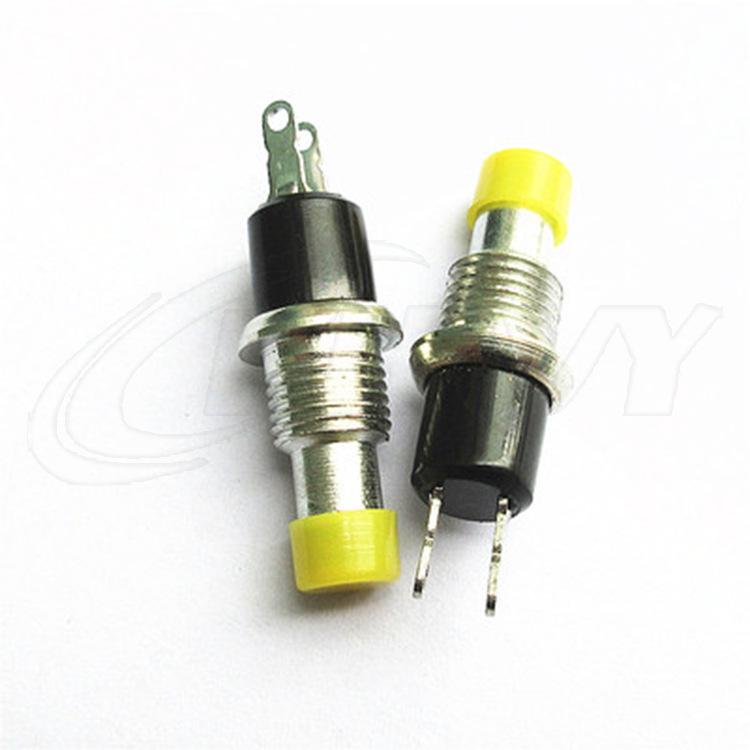 2-Pin Normally Open Momentary Push Button Switch (PBS-110), 6-7MM Hole