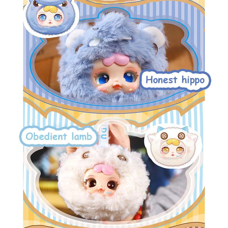 Dudu Cute Pet Series Plush Blind Box Figures Mystery Box Plush Bag Charm Toys