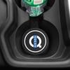 2Pcs Car Silicone Coaster Anti-Slip Water Cup Drink Mat Interior Decoration For Volvo XC90 V90 V60 XC60 V40 EC40 EX40 Keychain
