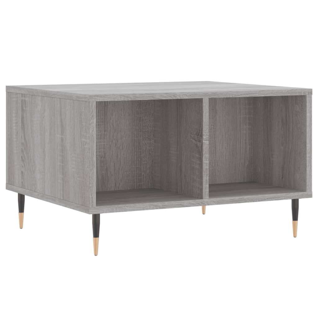  Coffee Table, Grey Sonoma Oak 60x50x36.5 Cm, Wood-based