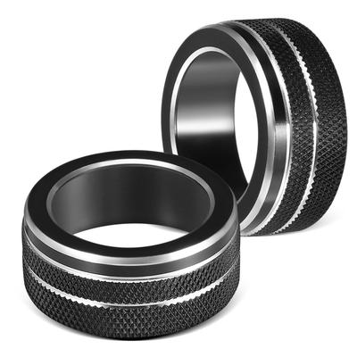 POPETPOP Toyota Corolla Yaris Dedicated Aluminum Alloy Air Conditioner Dial Cover Interior Parts Scratch