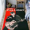 Rock Legend Johnny Halliday carpet Suitable for all seasons Home Decor Doormat Office chair cushion Protective pad