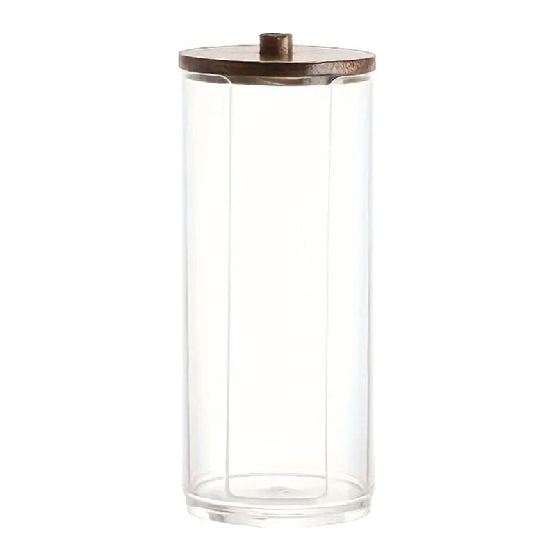 Multi-Purpose Transparent Cosmetic Cotton Cotton Buds Storage Boxes Toothpicks Dustproof Storage Box Portable Visible Dispenser