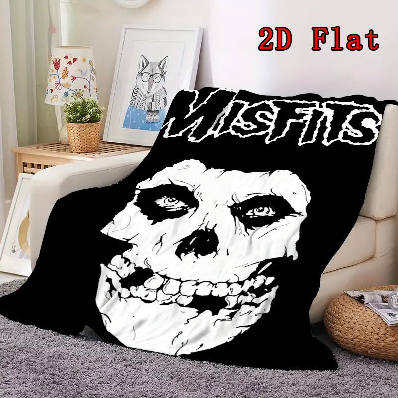 Misfits 2D Flat Pattern Flannel Blanket High quality All Seasons Warmth and Comfort Perfect for Christmas Gifts.NMT0928117