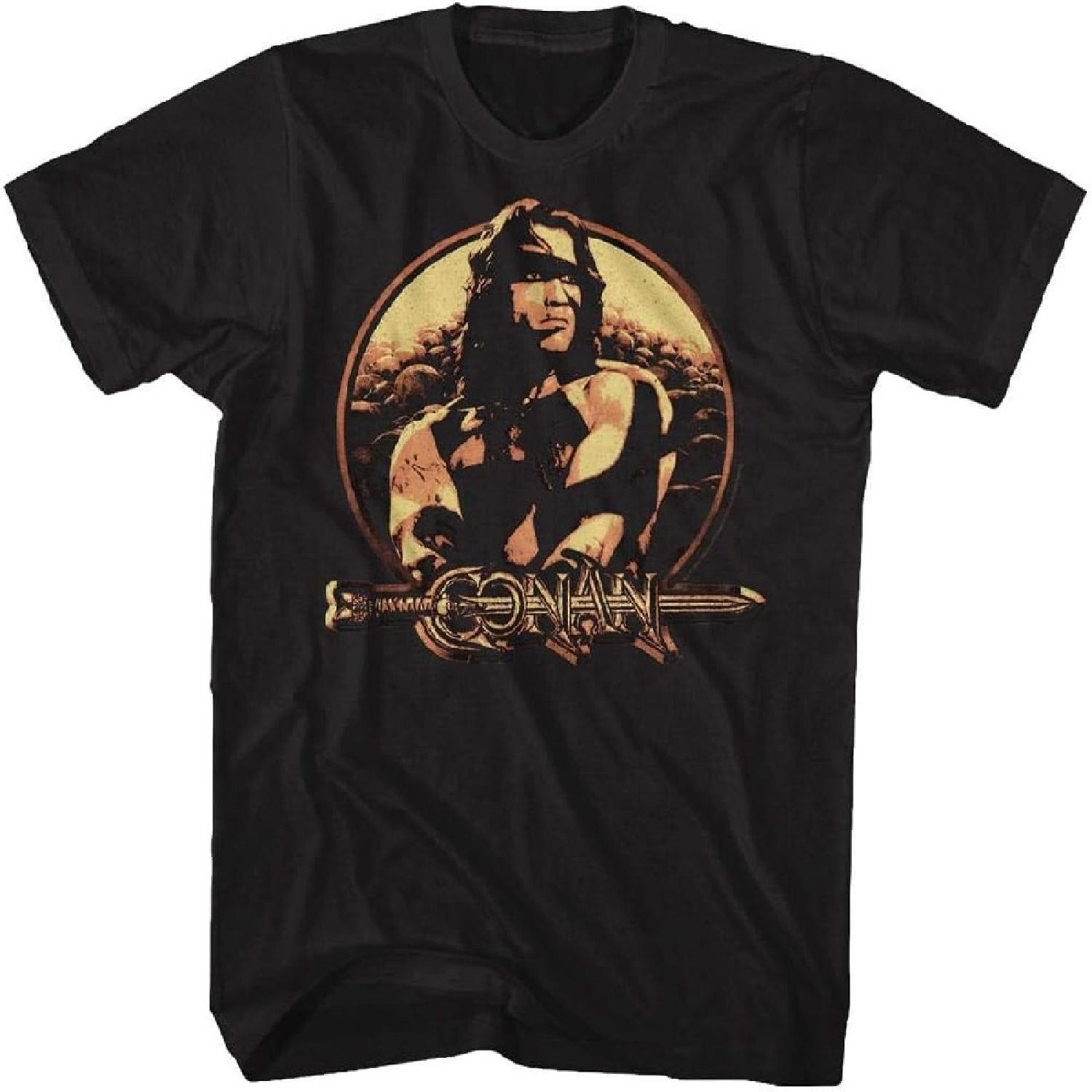 

Конан - Мужская футболка с щитом XXXXXL чёрный