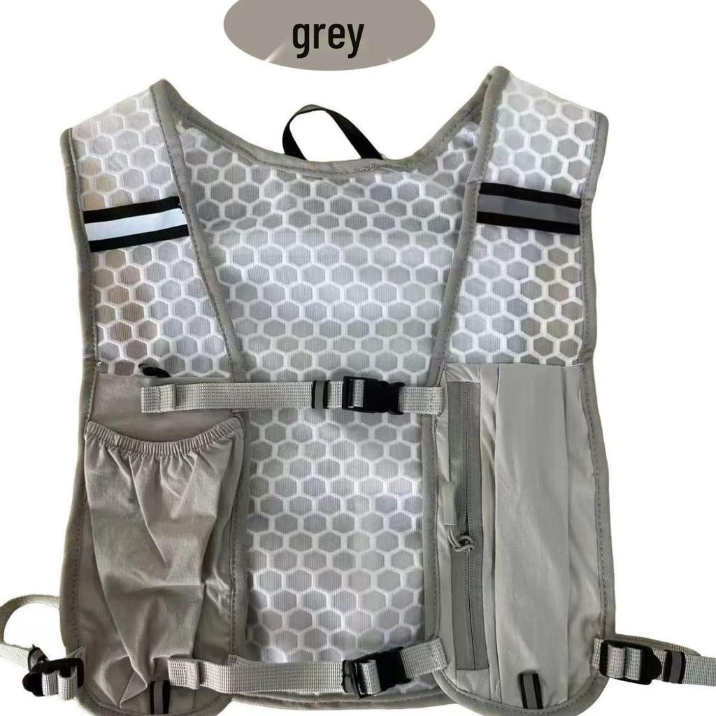 Breathable Multi-Pocket Sports Vest for Outdoor Running and Hiking