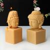 Avalokitesvara Buddhas Head Silicone Candle Mold Epoxy Resin Mould for DIY Soap Making Handmade Craft Gypsum Decor