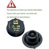 Radiator Surge Tank Cap,Coolant Reservoir Cap for Ford Focus Mustang Fusion Escape F150 F250 F350 F450 F550 F600 Fiesta Bronco Edge Ranger Expedition