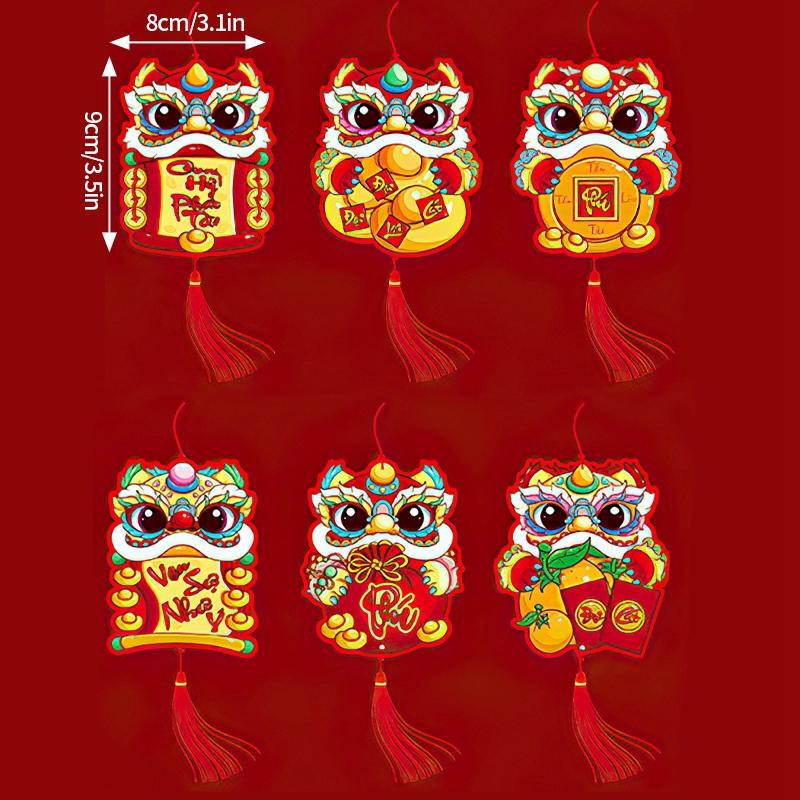 2025 Spring Festival Pendants Chinese Lunar New Year Decoration Hanging Craft Ornament Wealth Tree Decor Pendant Home Decoration