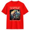 Coming Out of My Cave the Jesus Resurrection Easter Cotton T Shirt For Unisex Summer T Shirts Hippie Tee Shirt Big Size