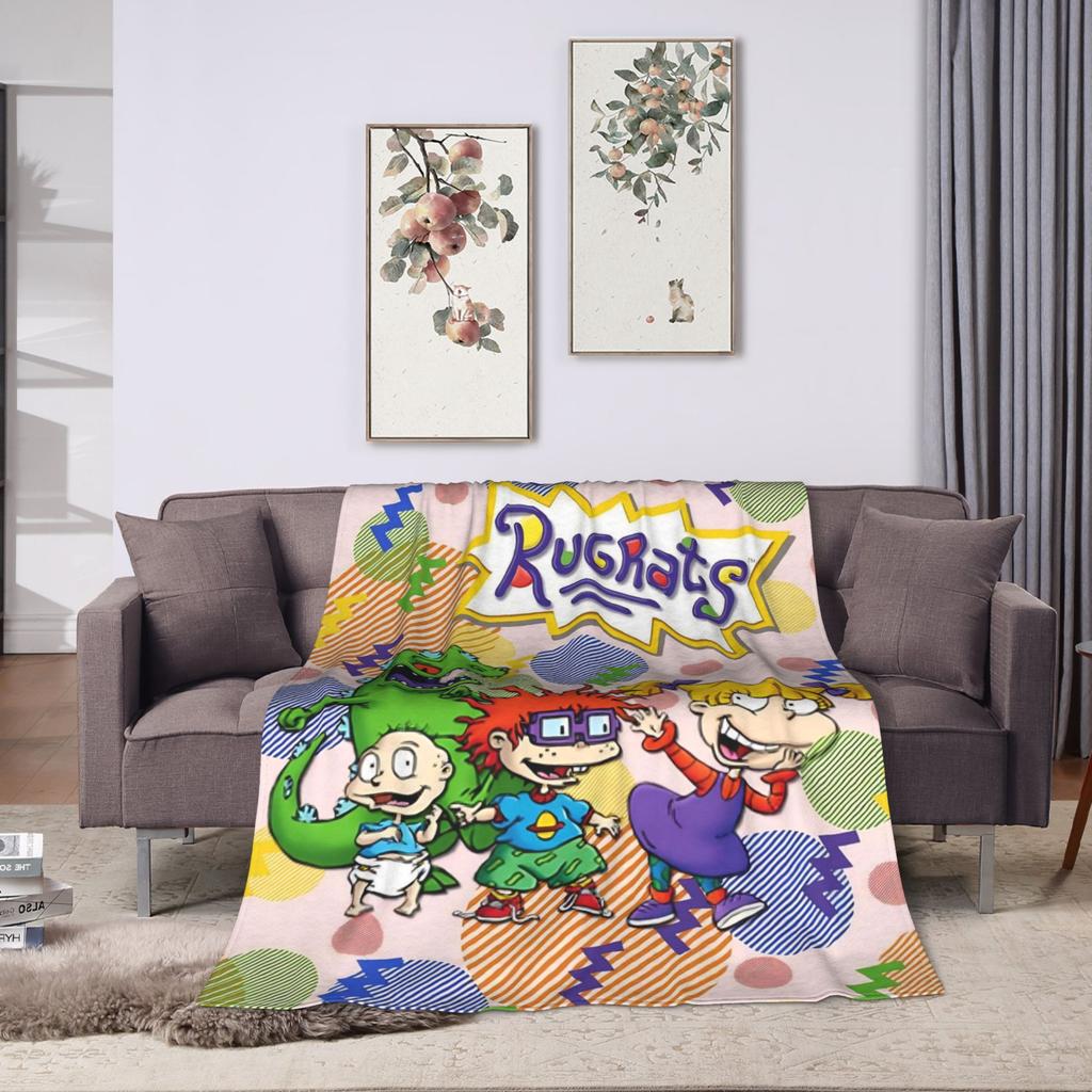 Rugrats Chuckie Finster  Blanket Quality Warm  Bedding Throws Spring Airplane Travel Outdoor Print Bedspread