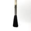 Hakeichi Rack Black Goat Hair Thin Set of 10 Gold-Wrapped Brush, (Dye), Flat, 25mm,