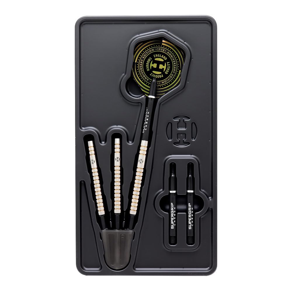 Harrows THE ORIGINAL 50TH Anniversary Edition 2BA 18gR Dart Barrel Dart Set 90%