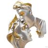 Couple Statue Abstract Ornament Crafts Sculpture Resin for Wedding Room