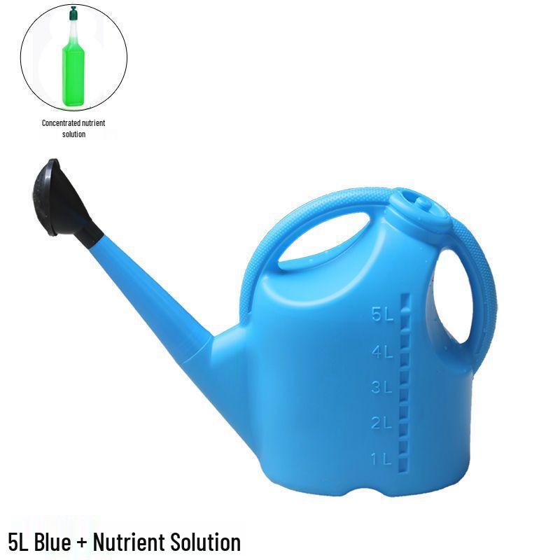 Large Capacity Garden Watering Can with Long Spout and Thickened Plastic