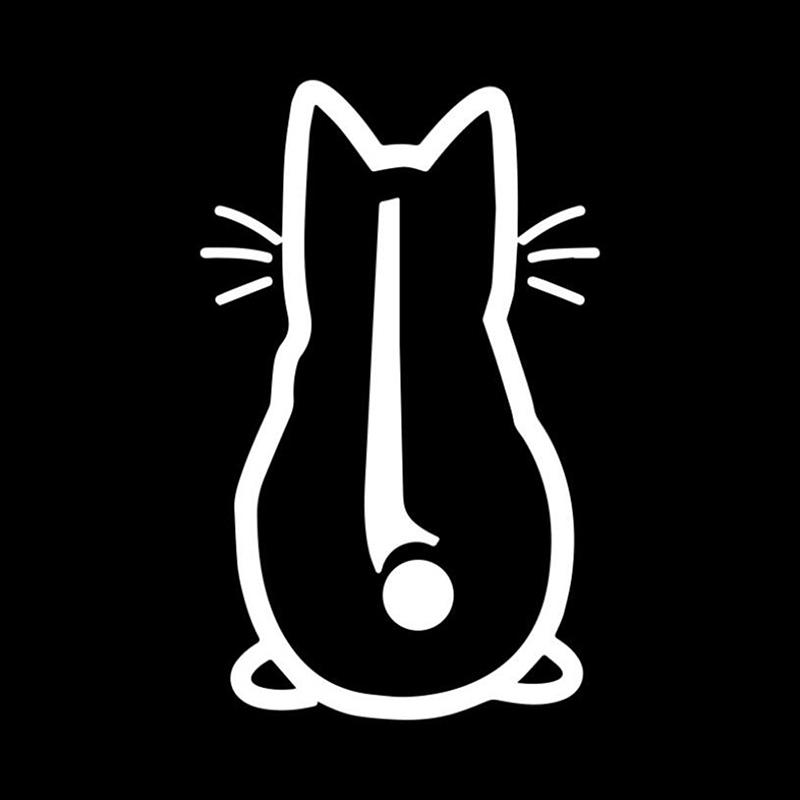 

Забавный движущийся хвост кошки, автомобильная наклейка, наклейка на стеклоочиститель, наклейка на заднее лобовое стекло белый