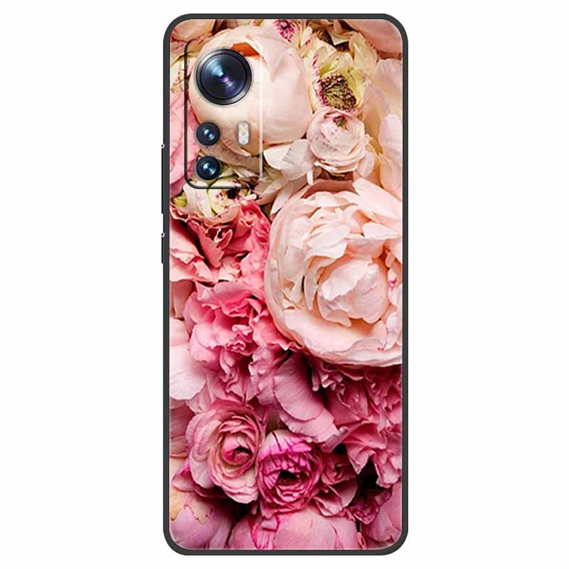 For Xiaomi 12 Lite 5G Case Shockproof Soft Silicone TPU Back Cover For Xiaomi Mi 12 Lite 5G Phone Case Mi12Lite 12Lite Cartoon