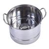 4PCS Stock Pot Set Stainless Steel Induction Cookware Soup Pot with Steam Rack for Kitchen Cooking