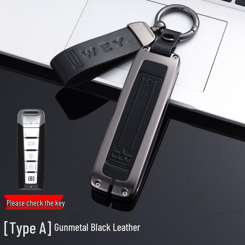 Great Wall Key Case: Wey VV7, VV6, Mocha, VV5, Macchiato, Tank 300 - Remote Shell 21 Model