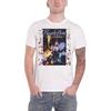 Prince T Shirt Purple Rain Album Cover New Official Mens White Size L