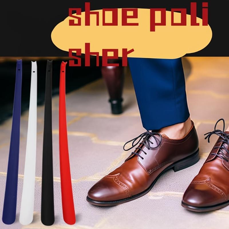 A Shoe Helper That Doesn'T Require Bending Down,an Essential Household Item, And a Plastic Shoehorn for Use On 88 Occasions.
