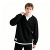 Fingercroxxit Herren 2025 Falsches Zweiteiler Colorblock Rundhals-Sweatshirt