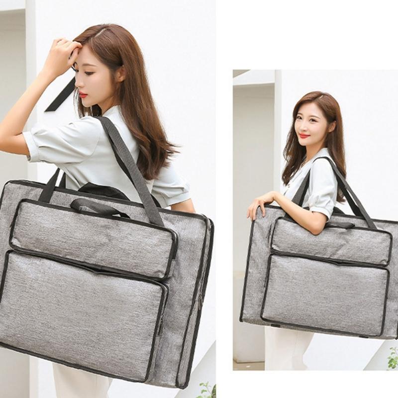 4K/8K Art Portfolio Bag Practical Portfolio Tote Drawing Board Bag for Brushes