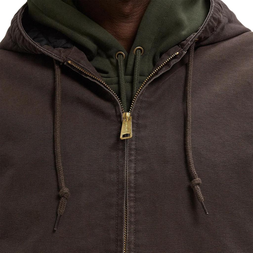 Carhartt WIP Lockere Kapuzenjacke mit Reißverschluss, Langarm, Dicke Jacke, Herrenjacken I035891-47-4O