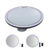 20X Beleuchteter Vergrößerungs-Make-up-Spiegel 3 Farben LED Kosmetikspiegel mit Licht Stufenloses Dimmen mit Saugfuß