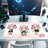 1Pc Chibi Characters Collection Gaming Mouse Pad Keyboard Desk Mat Non-slip Rubber Lock Edge Waterproof Computer Mousepad for Office Home Decor Y1668