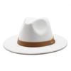 Classic Fedora Hat With Wide Brim For Women Men Fall Winter Fashion Accessory